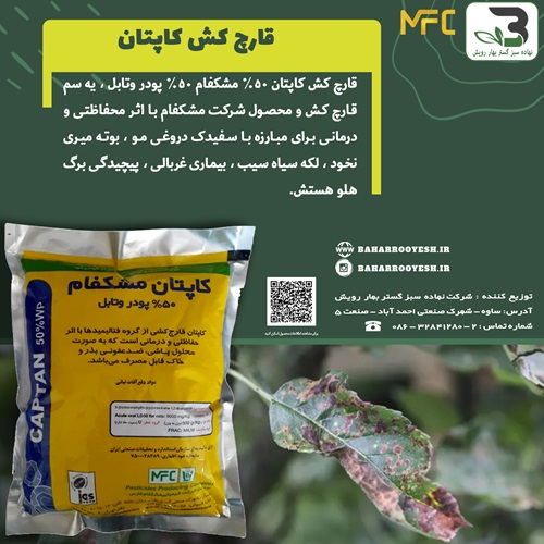 قارچ کش کاپتان (مشکفام)