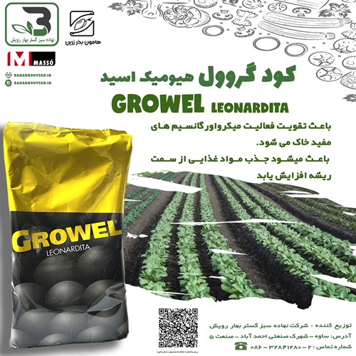 کود گروول GROWEL هیومیک اسید (ماسو اسپانیا)